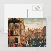 Carte Postale Le miracle de la relique de la Vraie Croix (Devant / Derrière)