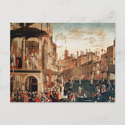 Carte Postale Le miracle de la relique de la Vraie Croix (Devant)