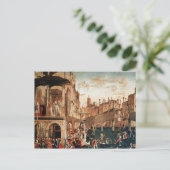 Carte Postale Le miracle de la relique de la Vraie Croix (Debout devant)