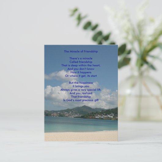 Carte Postale Le miracle de l'amitié (Debout devant)