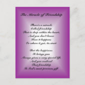 Carte Postale Le miracle de l'amitié (Devant)