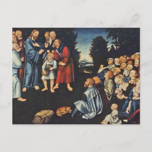 Carte Postale Le miracle des cinq pains et deux poissons (Devant)