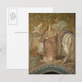 Carte Postale Le miracle Rose, vers 1855 (Devant / Derrière)