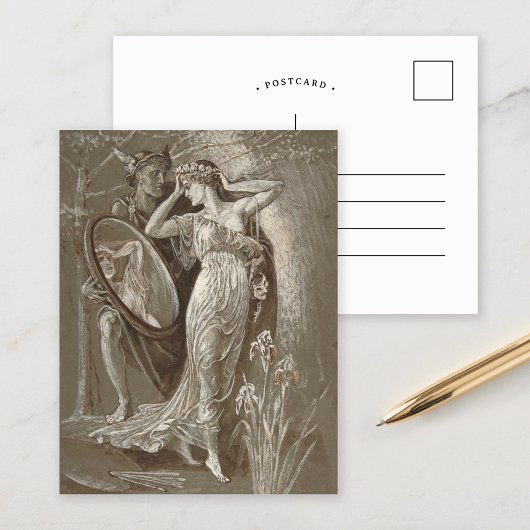 Carte Postale Le miroir de Vénus | Walter Crane