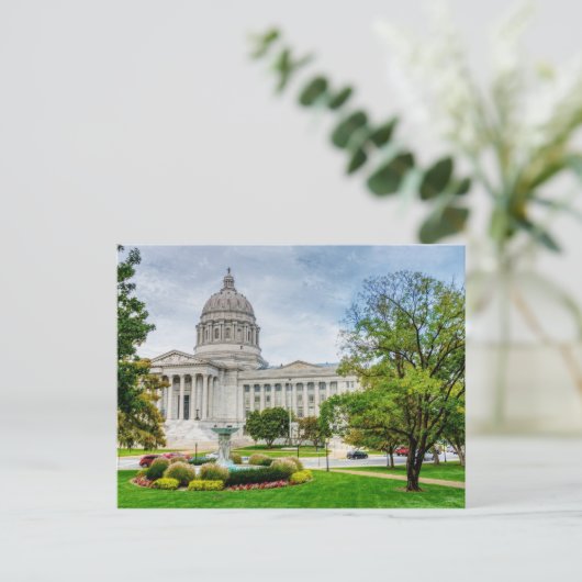 Carte Postale Le Missouri Capitole (Debout devant)