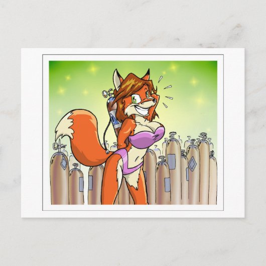 Carte Postale Le modèle de réservoir Vixen (Devant)