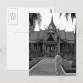 Carte Postale Le moine au musée (Devant / Derrière)