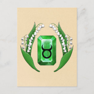 Carte Postale Le mois de naissance peut Taureau