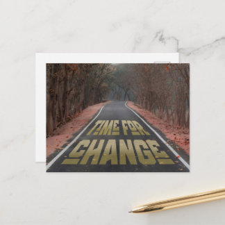 Carte Postale le moment du changement vibrations d'automne