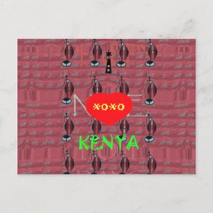 Carte Postale Le moment où vous rêvez du Kenya Hakuna Matata