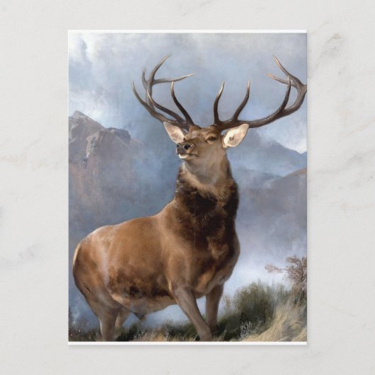 Carte Postale Le monarque du verre par Sir Edwin Landseer (Devant)