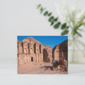 Carte Postale Le monastère de Petra (Debout devant)