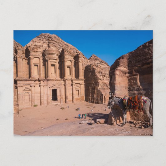 Carte Postale Le monastère de Petra (Devant)