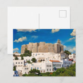 Carte Postale Le monastère de Saint-Jean à Patmos, Grèce (Devant / Derrière)