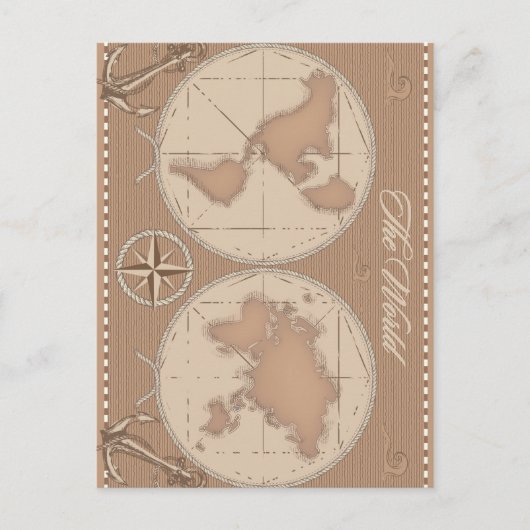 Carte Postale Le monde (Devant)