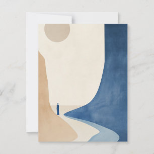 Carte Postale Le Monde Bleu Bohème