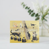 Carte Postale Le Monde Du Chat (Debout devant)