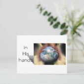 Carte Postale Le monde entier dans ses mains (Debout devant)