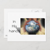Carte Postale Le monde entier dans ses mains (Devant / Derrière)