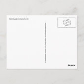 Carte Postale Le monde extraordinaire des chats : chat regardant (Dos)