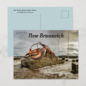 Carte Postale Le Monde La Statue La Plus Grande Nouveau-Brunswic (Devant / Derrière)