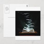 Carte Postale Le monde magique de la lecture (Devant / Derrière)