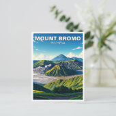 Carte Postale Le Mont Bromo Indonésie Voyage (Debout devant)