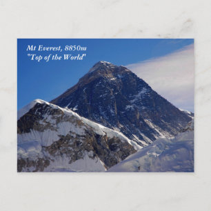 Carte Postale Le mont Everest