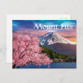 Carte Postale Le Mont Fuji (Devant / Derrière)
