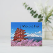 Carte Postale Le Mont Fuji (Debout devant)