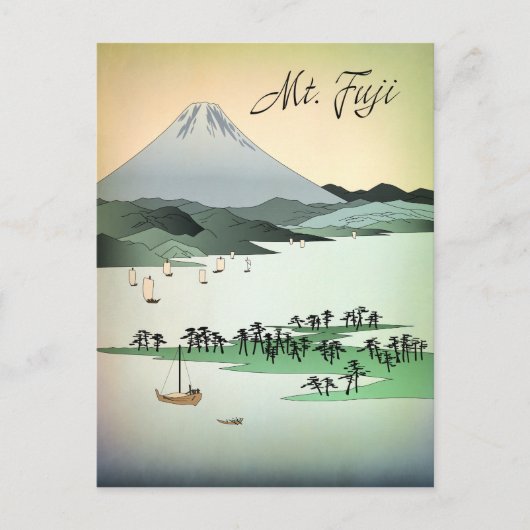 Carte Postale Le Mont Fuji (Devant)