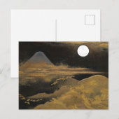 Carte Postale Le Mont Fuji au clair de lune (Devant / Derrière)