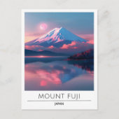 Carte Postale Le Mont Fuji Japon (Devant)