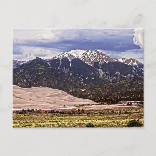Carte Postale Le mont Herard et les dunes de sable (Devant)