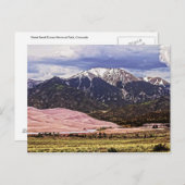 Carte Postale Le mont Herard et les dunes de sable (Devant / Derrière)