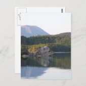 Carte Postale Le mont Katahdin du lac Rainbow (Devant / Derrière)