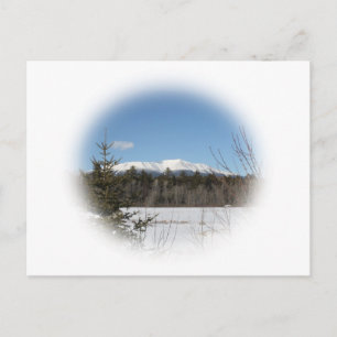Carte Postale Le mont Katahdin en hiver