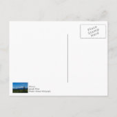 Carte Postale Le mont McKinley en Alaska (Dos)