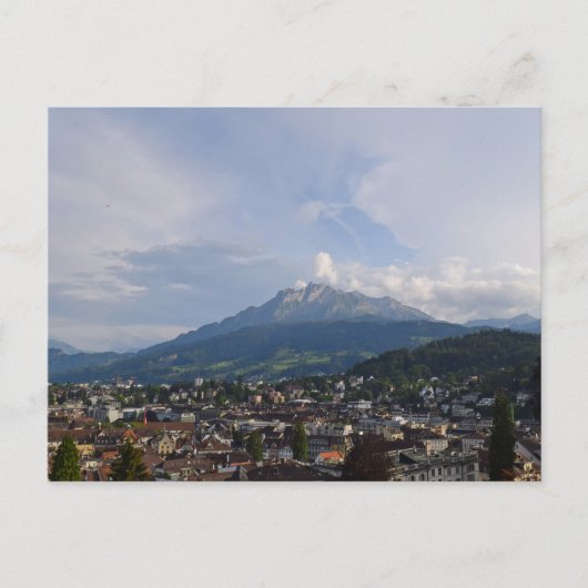 Carte Postale Le Mont Pilatus sur Luzern, Suisse (Devant)
