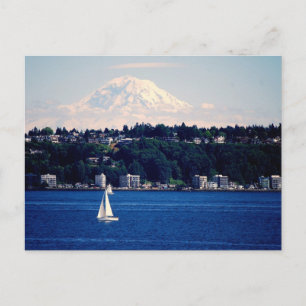 Carte Postale Le Mont Rainier vue depuis Puget Sound