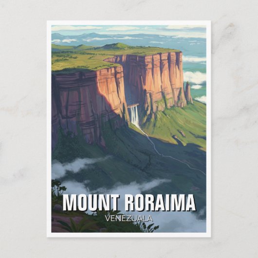 Carte Postale Le Mont Roraima Venezuala Travel (Devant)