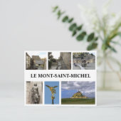 Carte Postale Le Mont Saint Michael, France (Debout devant)