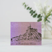 Carte Postale le Mont-Saint-Michel (Debout devant)