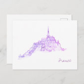 Carte Postale Le Mont Saint Michel Architecture France (Devant / Derrière)