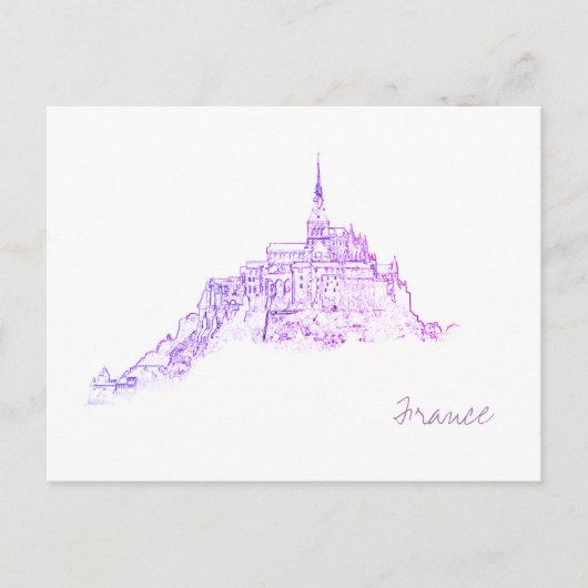 Carte Postale Le Mont Saint Michel Architecture France (Devant)