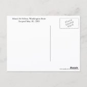 Carte Postale Le mont Sainte-Hélène couvert de neige Voyage (Dos)