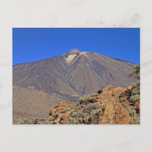 Carte Postale Le mont Teide, Tenerife (Devant)