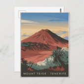 Carte Postale Le mont Teide Tenerife vintage (Devant / Derrière)