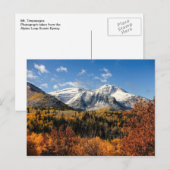 Carte Postale Le mont Timpanogos à l'automne Monts Utah (Devant / Derrière)