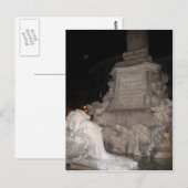 Carte Postale Le Monument Architectural de Rome (Devant / Derrière)